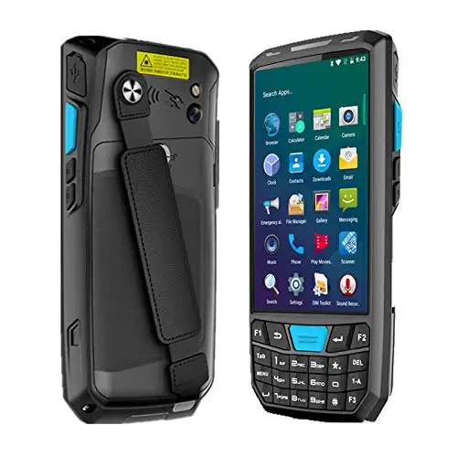 Barway 4.5 Inch Ips 1D Laser Scanner T80 Pda Barcode Scanner Hd Camera Nfc Reader Android Pda Rugged 2D Cmos Scanner Rugged Pda
