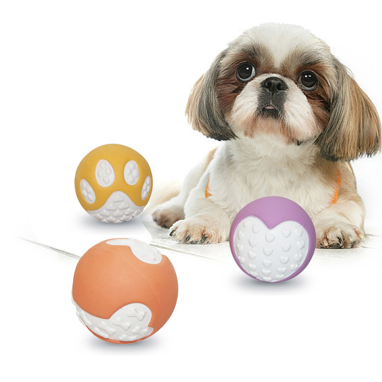 Игрушка для домашних животных Thinkerpet из натурального латекса, пищалка-мяч, Жевательная уличная Интерактивная импортная игрушка для собак высокого качества