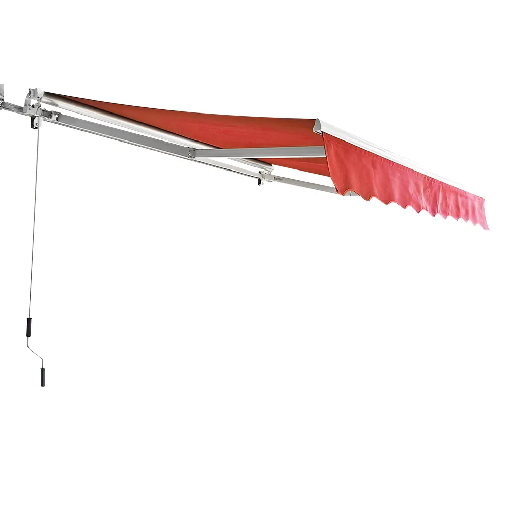 Factory Provide Customizable Modern Polyester Waterproof Fabric Aluminum Balcony Retractable Awning