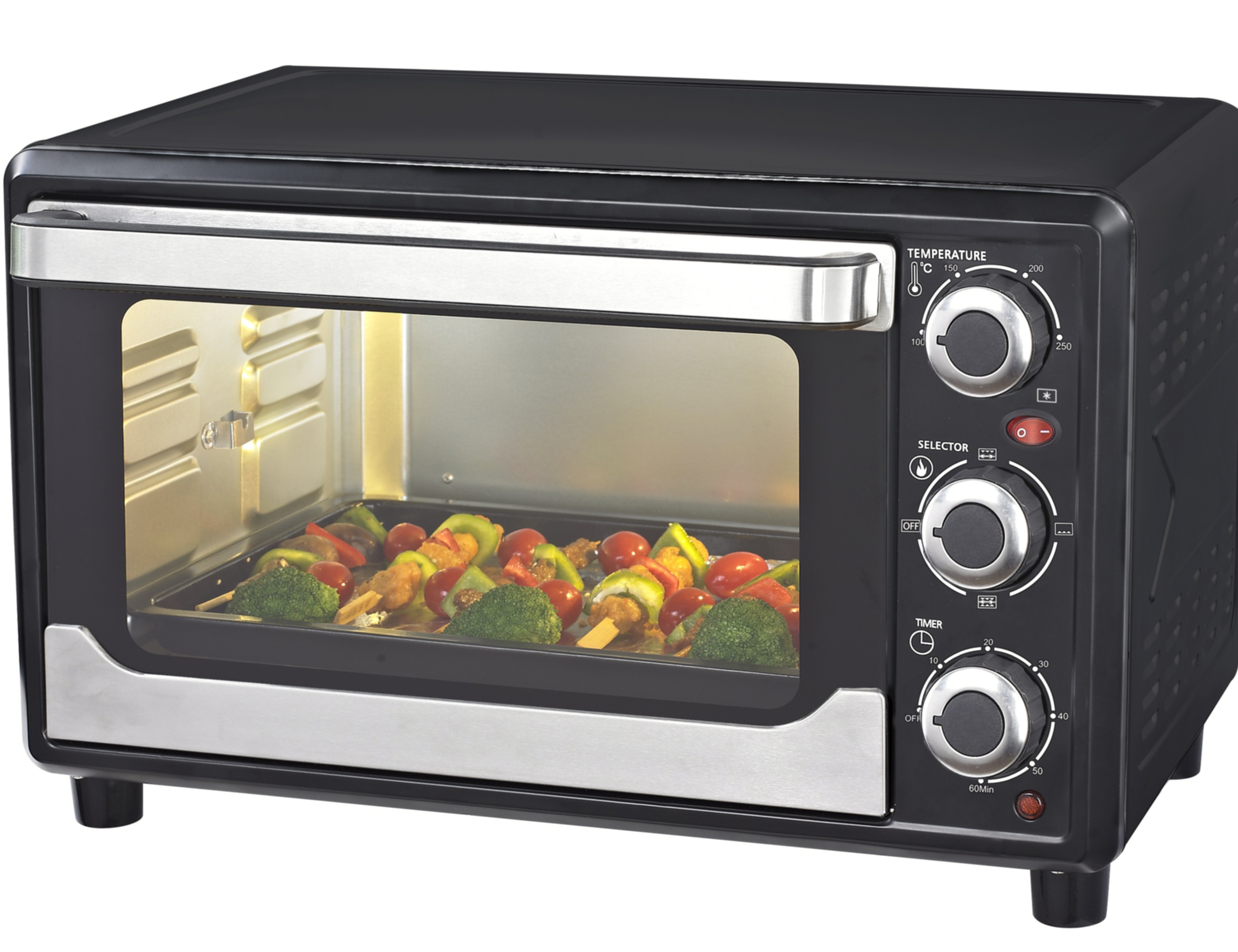 hot sale 23 liter table top electric oven roast bake grill Mini Bakery Electric Oven