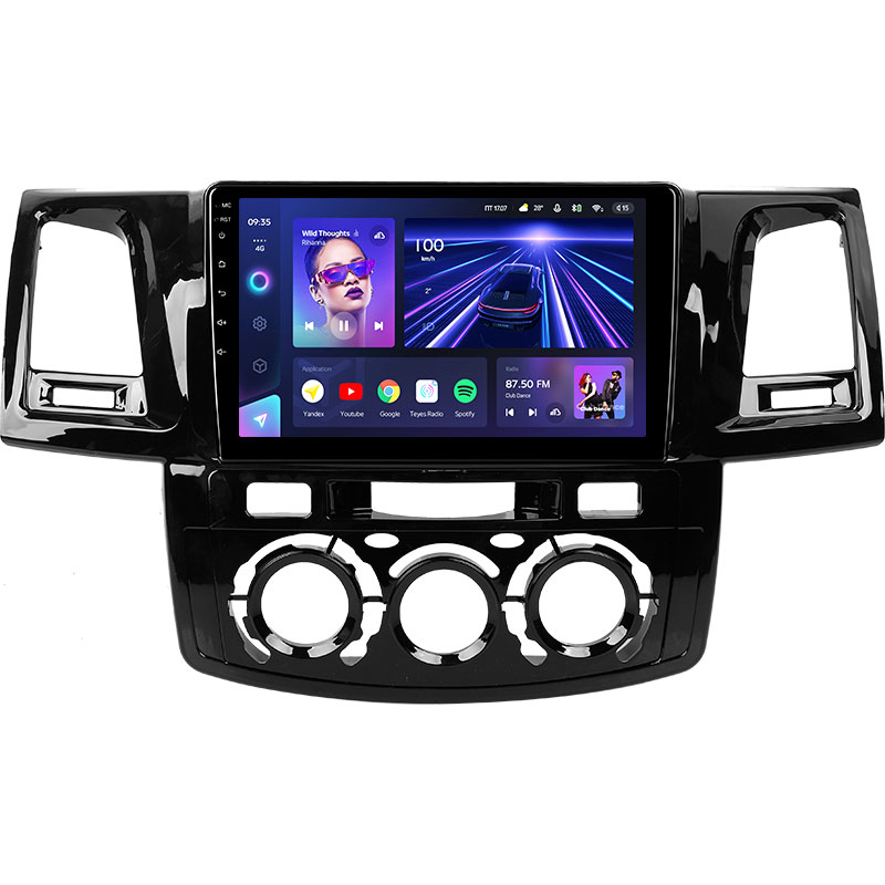 Автомагнитола TEYES CC3 для Toyota Fortuner 1 AN50 AN60 HILUX Revo Vigo 2008-2014, стерео, GPS, 2 din, dvd