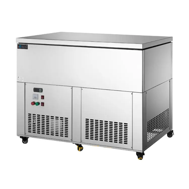 2022 Factory supply 20 barrels commercial stainless steel snow Ice block freezer, shaved ice making machine