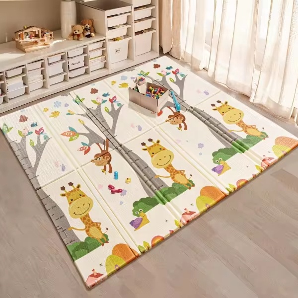 Fairness 200*150cm Cartoon Xpe Puzzle Children's Mat Baby Climbing Pad Kids Rug Roll Up Games Baby Play Mat