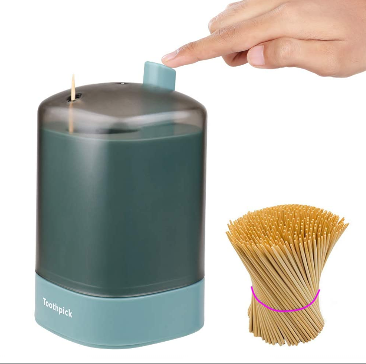 Amazon hot selling living room personal toothpick holder toothpick holder automatic toothpick box