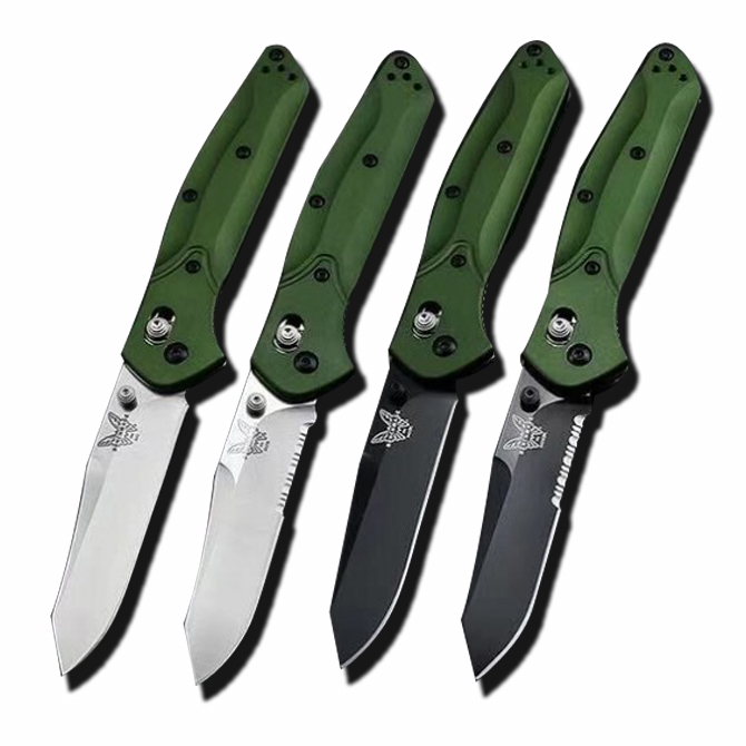 Складной нож benchknife940, серый титановый охотничий нож, карманный складной нож из нержавеющей стали для кемпинга и повседневного использования