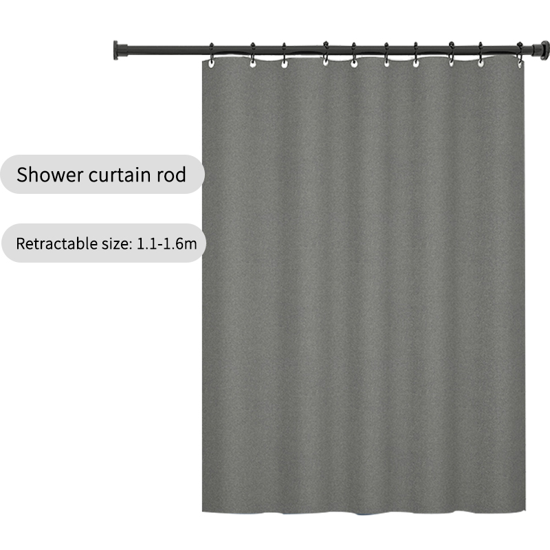 Wholesale is a tension shower curtain rod, adjustable shower rod, non perforated telescopic rod