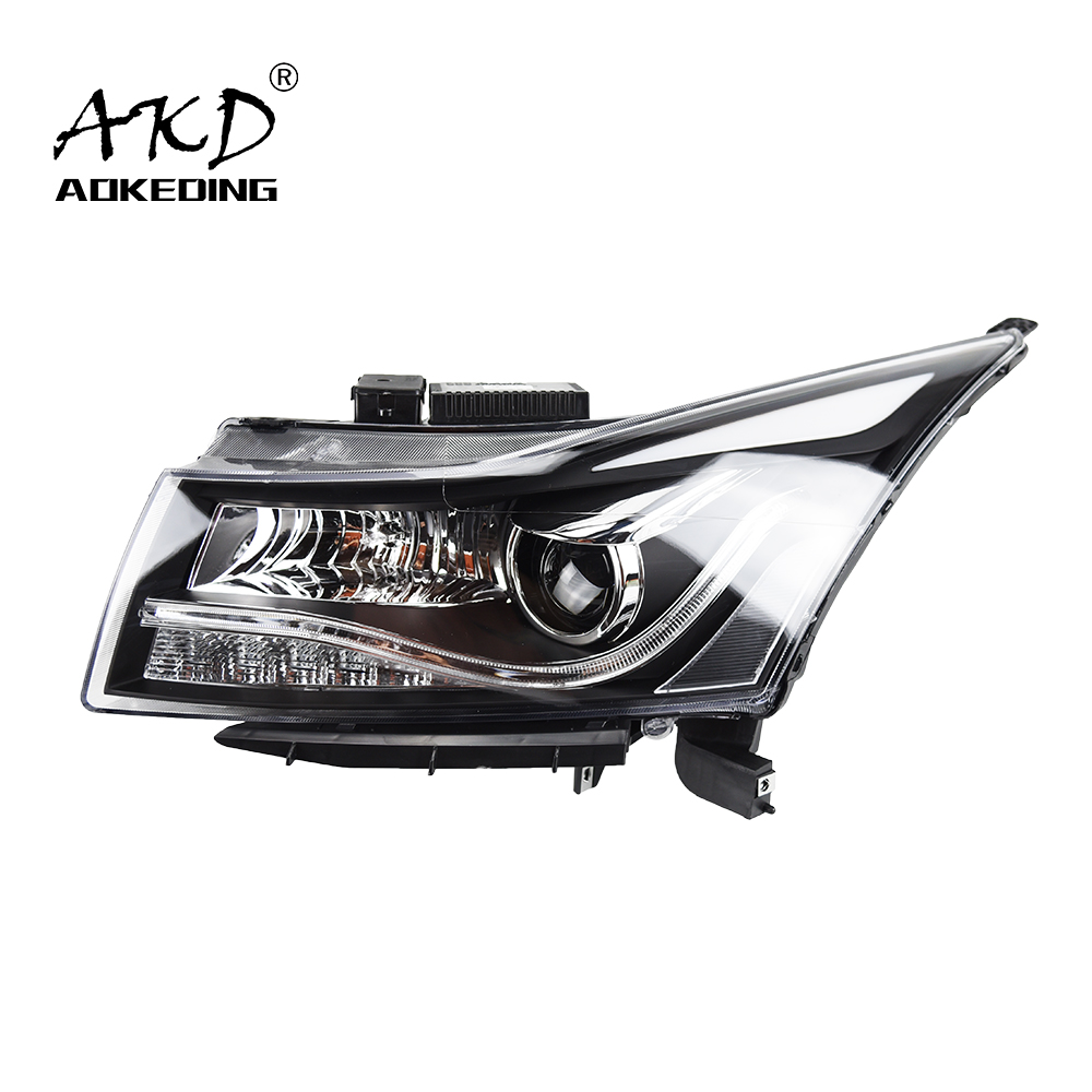 Car Styling Head Lamp for Cruze headlights 2010-2018 Cruze LED Headlight Bi Xenon Projector Lens DRL Signal Lamp