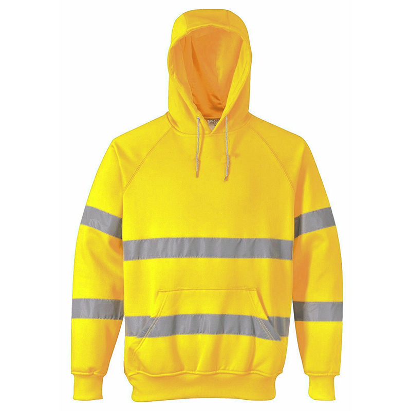 Factory Professional Safety Work Wear Wholesale Supply Custom Reflective Hi Vis Safety Hoodie