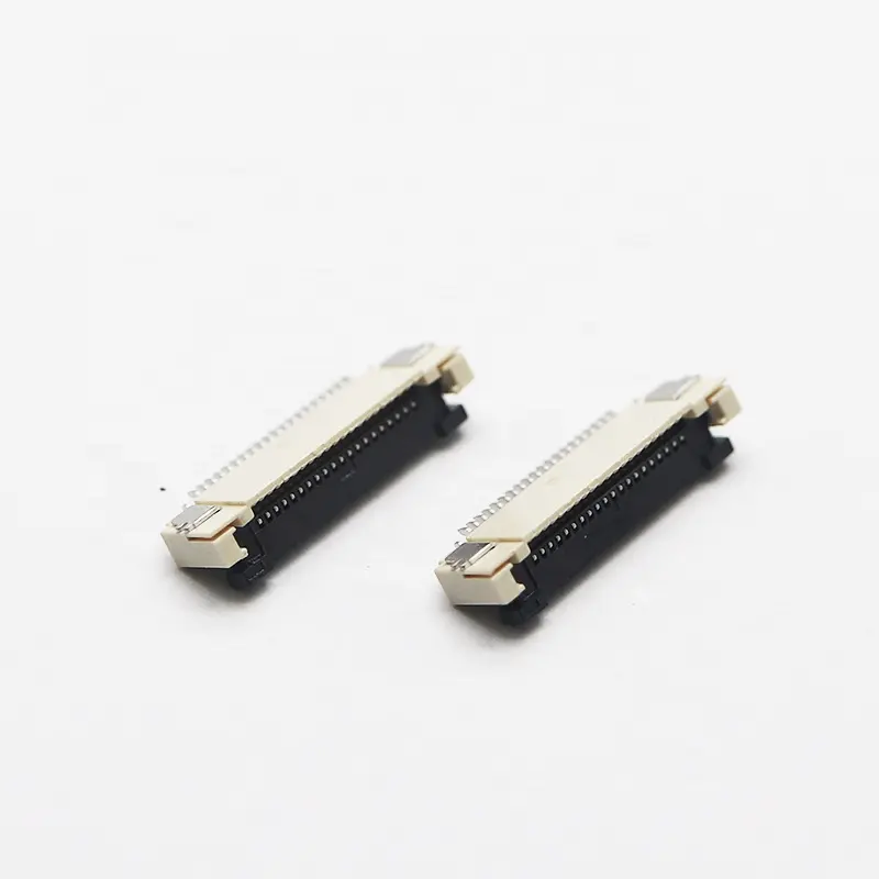 Pcb Connector 0.5Mm 0.8Mm 1.0Mm 1.25Mm 2.0Mm 2.54Mm Pitch Top Bottom Contact 5p 6p 7p 8p 9p 10p Zif Smt Lcd Fpc Ffc Connector