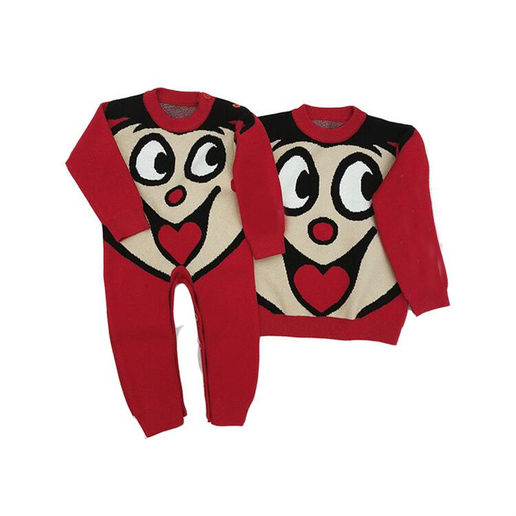Mechanical Knitting Off-The-Shelf Service Parent-Child Outfit Clothes