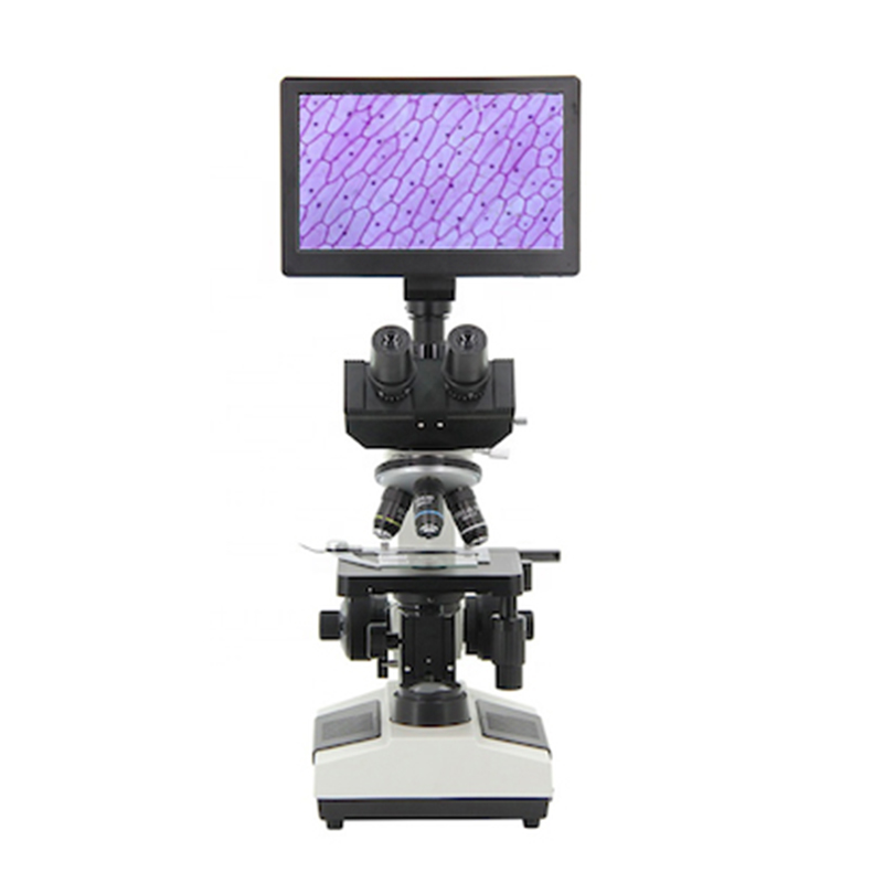 Laboratory Compound Biological Xsz 107bn Binocular microscope Optical screen LCD display digital Microscope