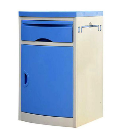 Dinggong high quality ABS plastic hospital bedside cabinet low price for sale