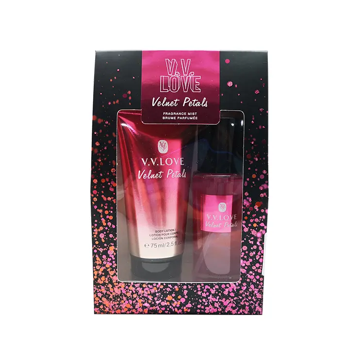 VL9059-2 body lotion body mist splash perfume set for women
