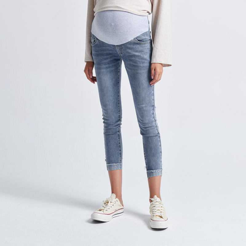 Summer Stock Maternity Jeans Women Skinny Pregnant Denim Maternity Leggings