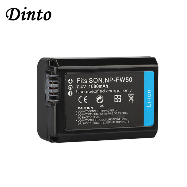 Аккумуляторная 1080mAh 7,4 V 1 шт. NP-FW50 NPFW50 аккумуляторная батарея для цифровых фотоаппаратов NP FW50 для Sony NEX-3 NEX-5C NEX-C3 a33 a35 a55