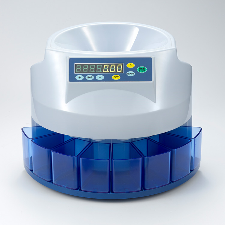 EC50 usd euro France desktop coin counting machine quantity Coin Sorter