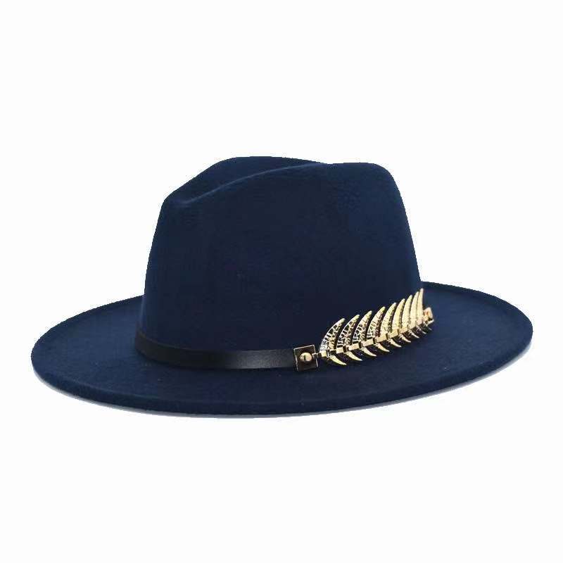 Shinehat OEM sombrero de fieltro мужские шляпы с листьями формальные мужские головные уборы Федора