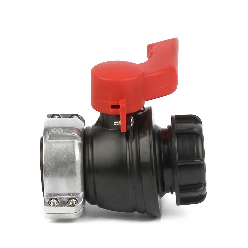 IBC Custom Full Sizes Made High Temperature Anti-corrosive Stable Quality Plastic Valve DN50 Handle Ball Valve