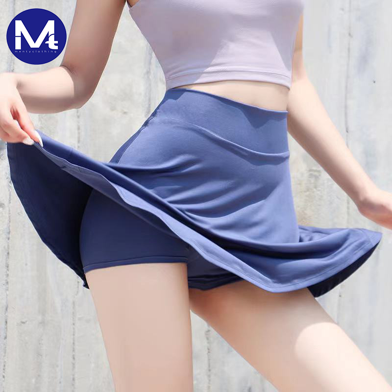 Outdoor Sports Pants Skirt Female Quick-drying Running Badminton Tennis Two Short Skirt Women Running Tennis Skirts