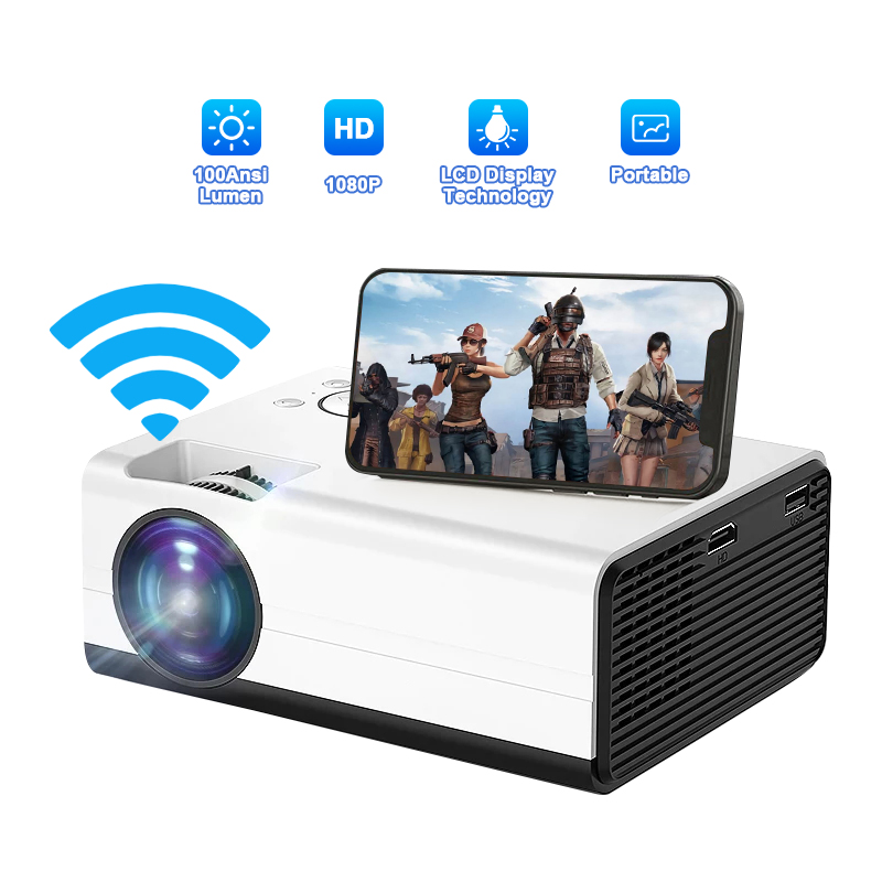 Проектор Salange P10A на Android 9,0, 1 Гб + 8 ГБ, 4K, 1080P
