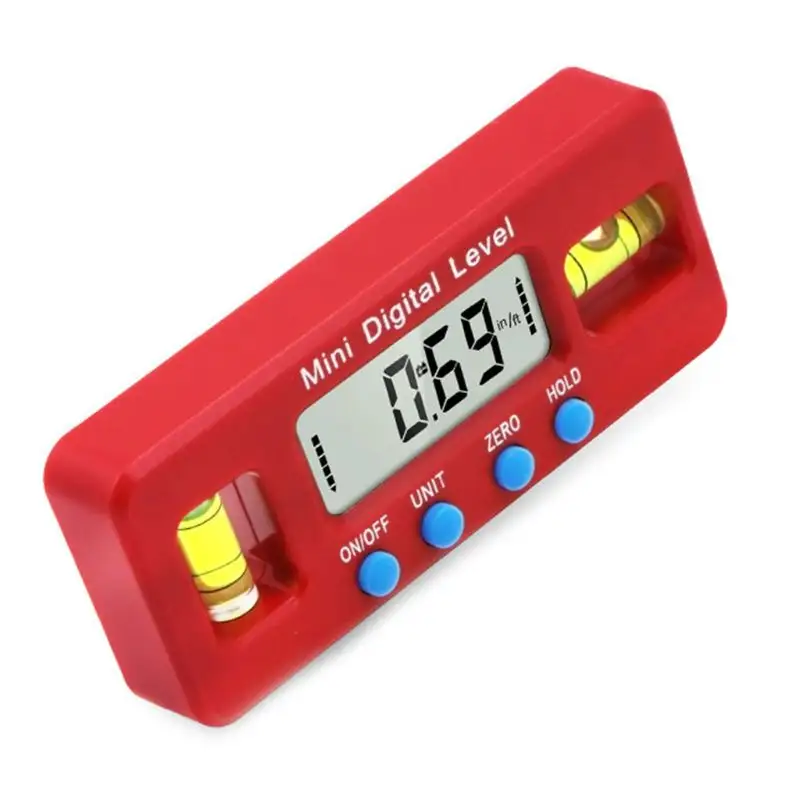 Mini Digital Level Scale Inclinometer Box Protractor Magnetic Angle Finder Bevel Gauge Electric Gradienter