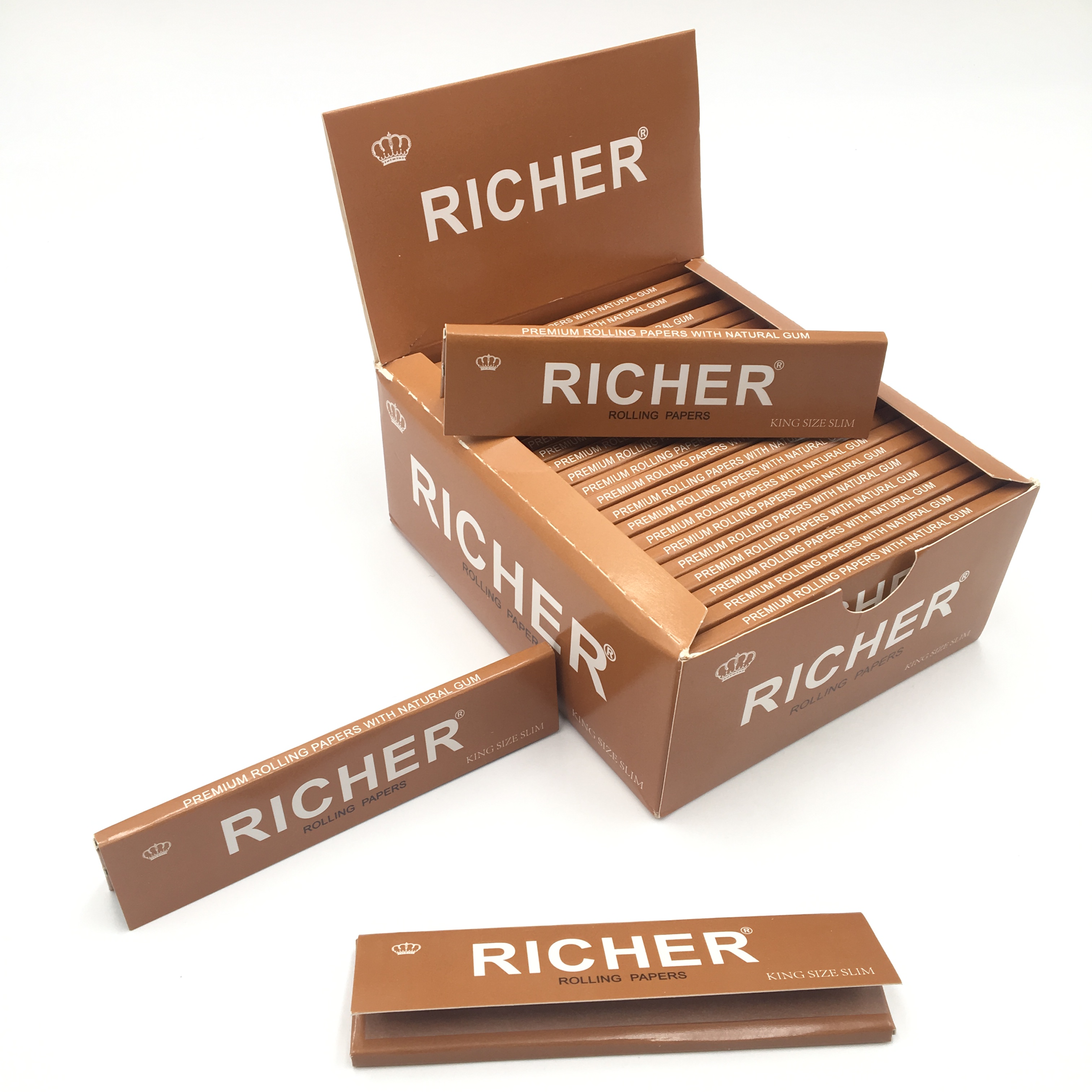 420 festival promotional custom hemp unrefined unbleached rolling paper