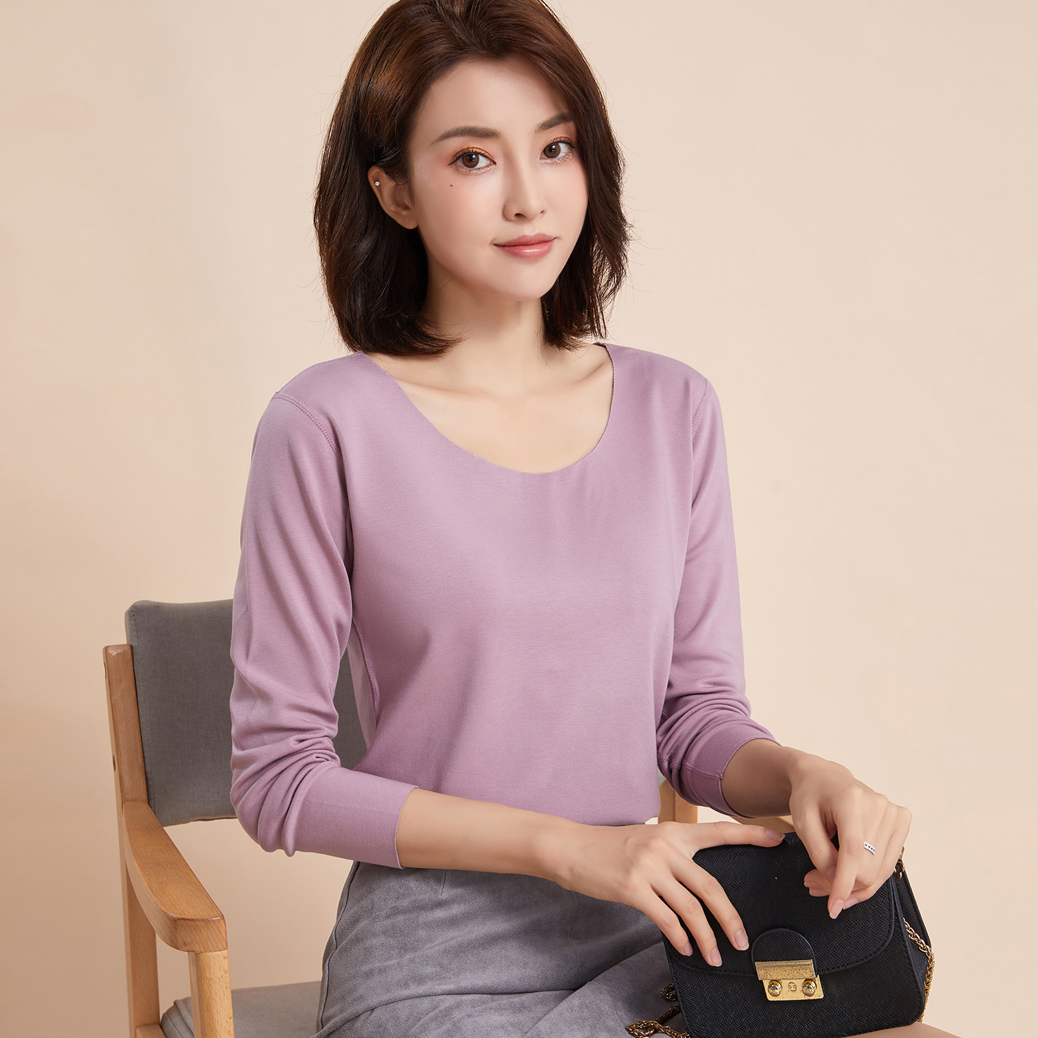 2021 Hot Sales Custom Newly Women Thermal Underwear Cute Fashion Thermal Underwear Set