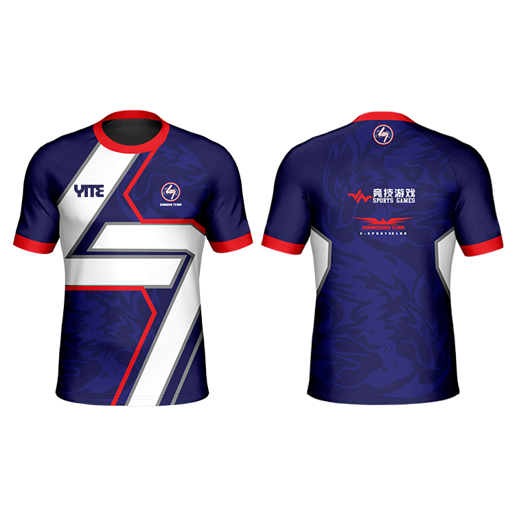 Custom Esport Jersey New Design Sublimation Esports Gaming Jersey Printing Men Esports Jersey Team