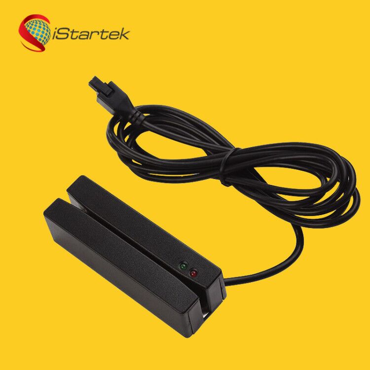 IStartek OEM дешевые мини портативные полосы RFID msr писатель 8 pin rs232 считыватель магнитных карт
