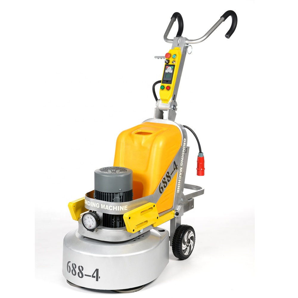 high quality portable surface electric dustless diamond epoxy resin concrete edge floor grinder polisher polishing machine