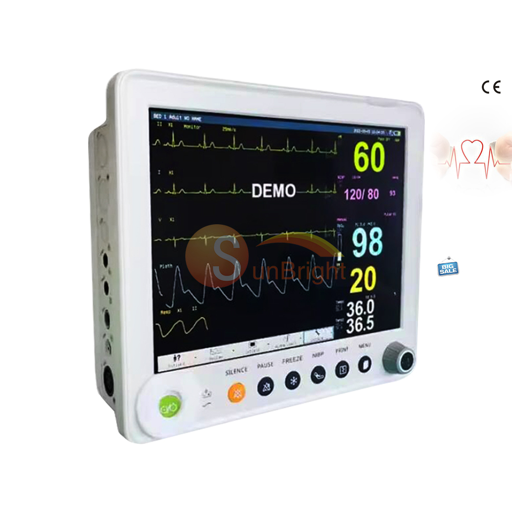 Touch Screen Hospital Clinic Vital Signs Monitor Medical Equipment ICU Module Patient Monitor