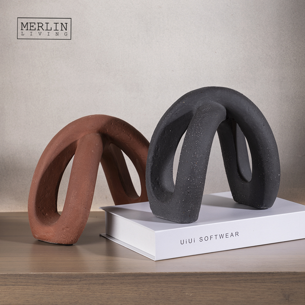 Merlin Living Creative Winding Ceramic Sculpture Other Home Decor For Ceramic Decoration