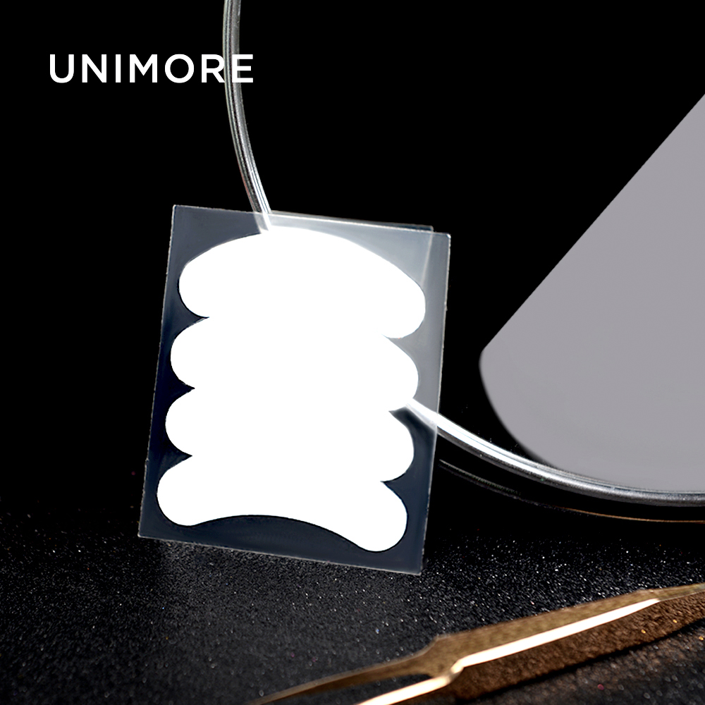 Unimore korea pink eye patch mask lash extention eye patch for shooting under the heart with eyes patch production machine