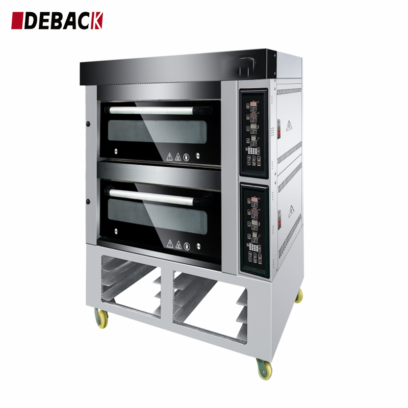 Factory Outlet Customized 1 2 3 4 Deck Baking Oven New Bread pizza Making Machine Deck Oven For Sale