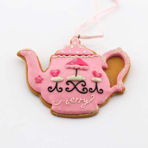 Polymer Clay Christmas Decorations Pots Latest Arrival Party China Style Color Tea Potted Shape Christmas Tree Ornament