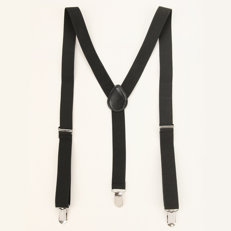 Wholesale Fashion Man's Metal custom print suspenders Adjustable Elastic Brace Suspenders Straps Belt Custom