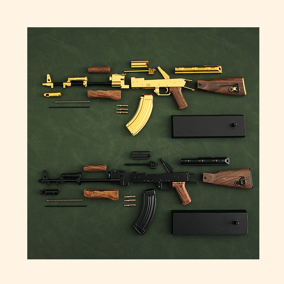 Пистолет безопасности Ak47 игрушечный пистолет из сплава металла модель оружия открытый козий пистолет снайперская винтовка