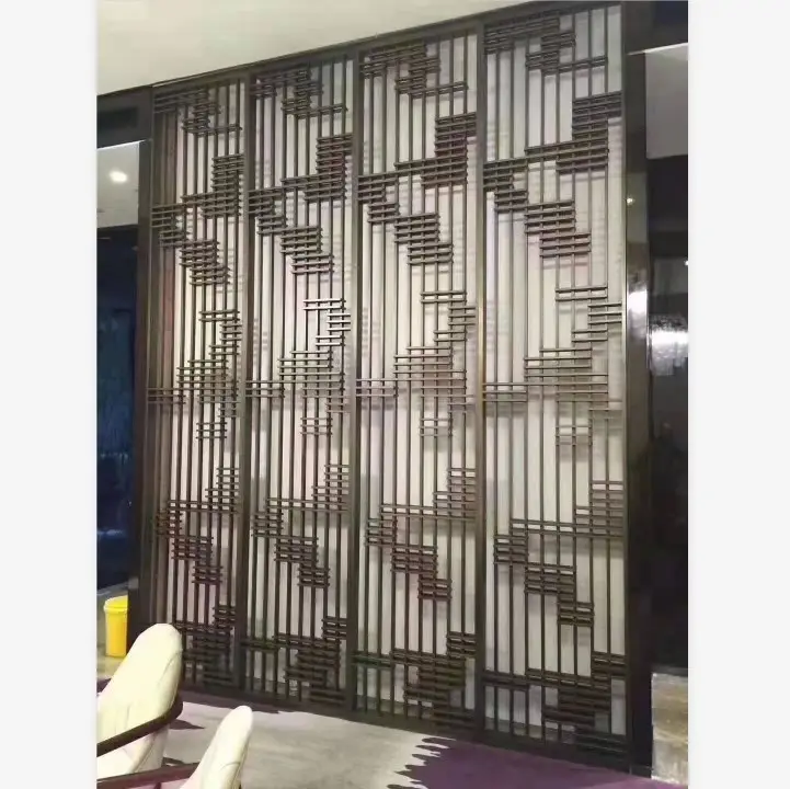 Multi-Functional Stainless Steel Room Divider Partition Wall Decoration Background Panel
