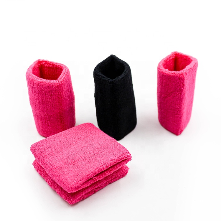 Оптовая продажа дешевые пользовательские вышивка оптом запястье sweatband для продвижения товара