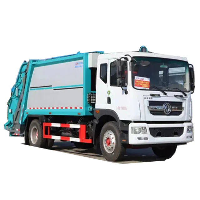 12 square rear loading compressed garbage clearance truck Garbage collection truck self-loading and self-unloading