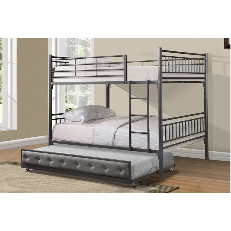 cheap bunk bed frames steel triple bed metal bed frame with wheels