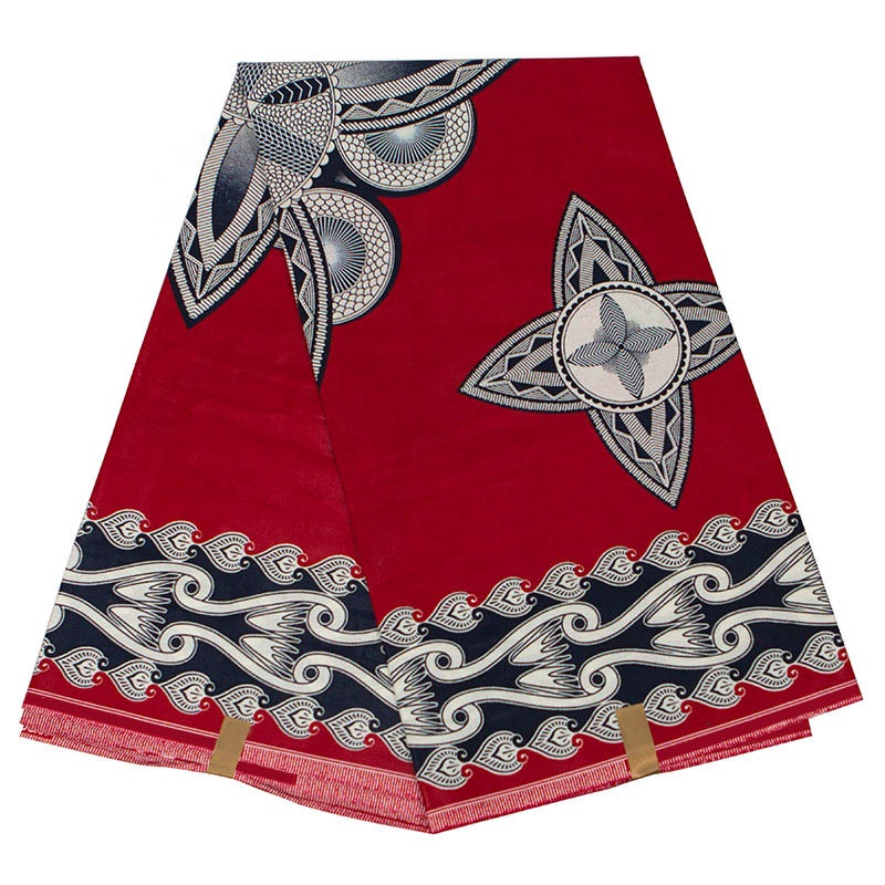 Factory Supply African Fabric Manufactures Veritable Wax Block Prints Fabric