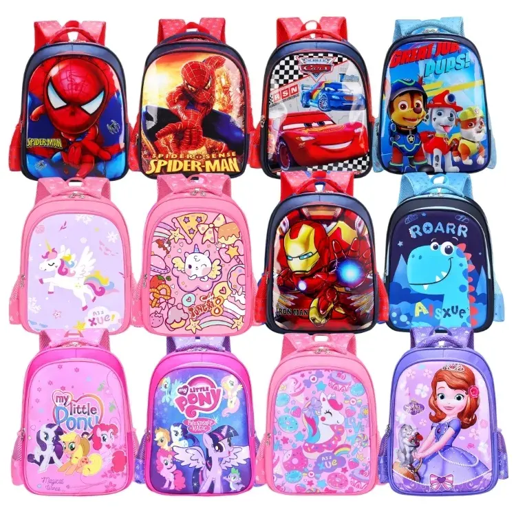 2022 Hot Sales backpack school bags Kids School Bags For Boys Cartoon Schoolbag Backpack school bags girls