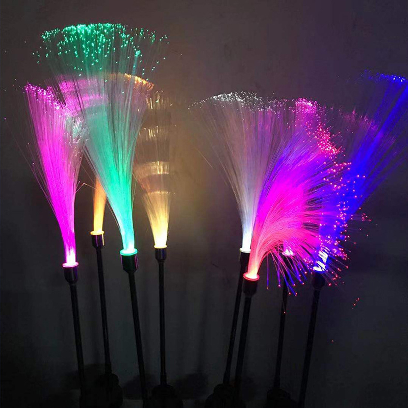 Hot sale outdoor lighting landscape decorative garden led fiber optic garden light