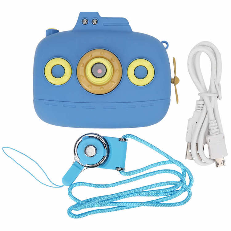 X13 Boat Type Children Digital Camera Cartoon HD Front and Rear Dual Shot Kids Educational Toys Camera