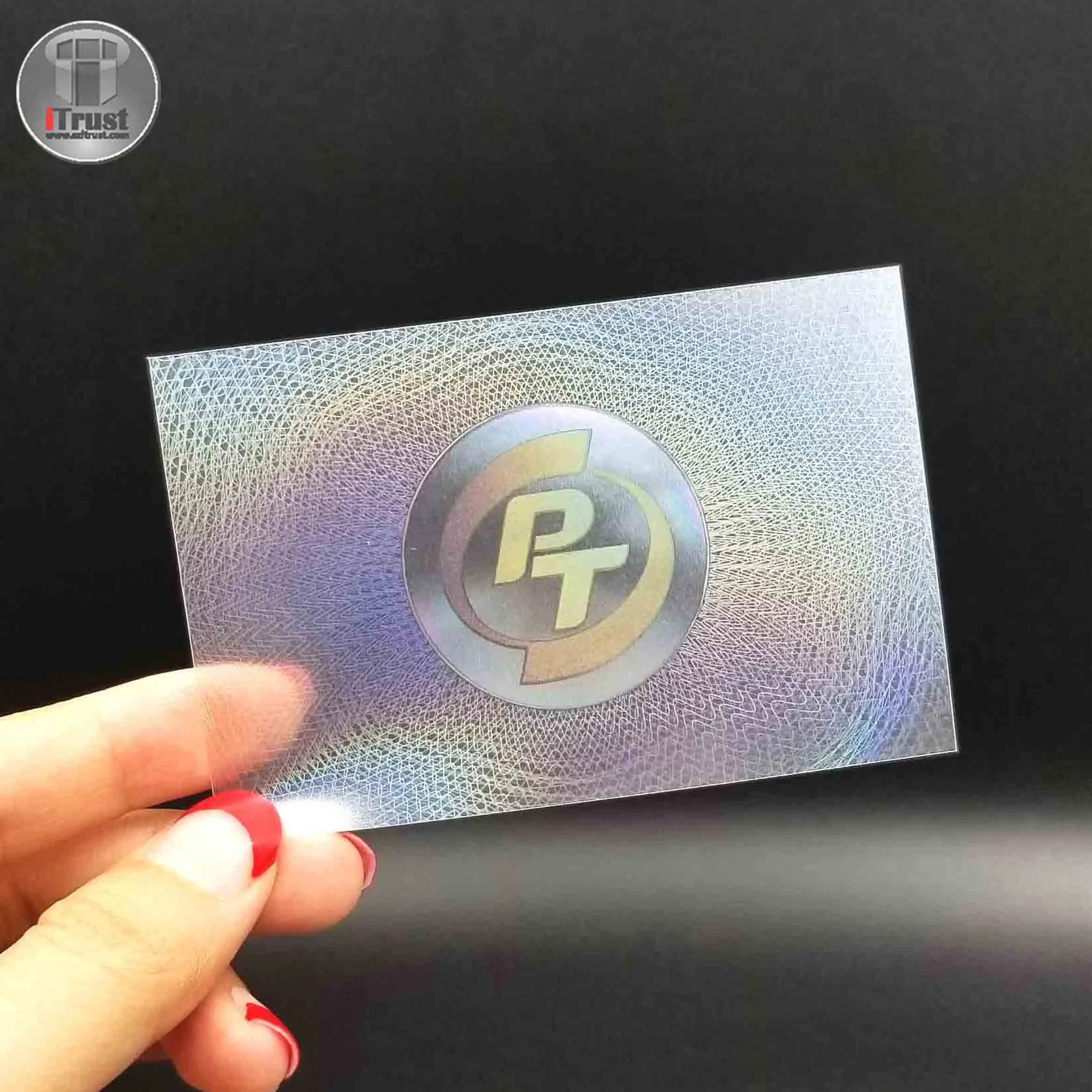 Factory Direct Sales Low Price Pvc Card Lamination Hologram Film For Pvc Cards Hologram Sticker With Custom Logo
