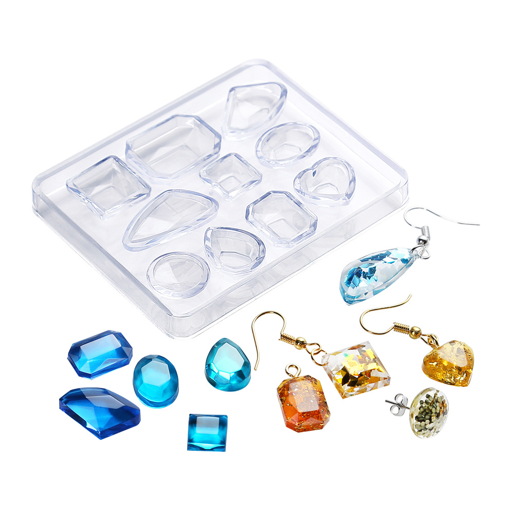 DIY Moldes De Resina jewelry resin mold handmade earrings silicone resin mold