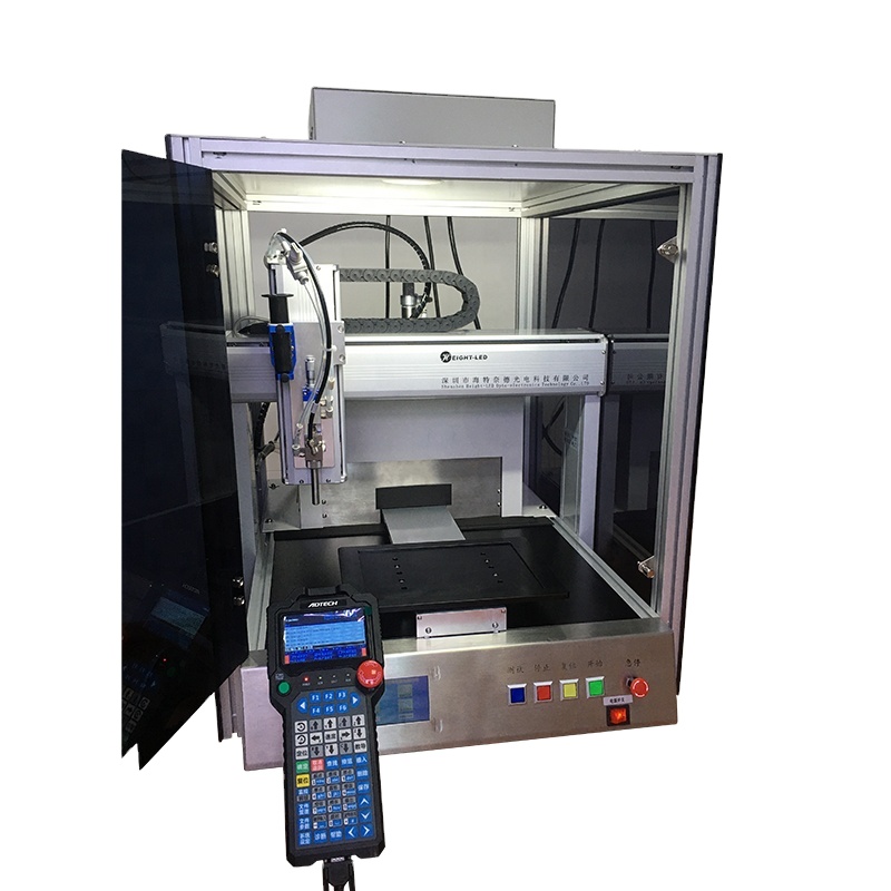 UV LED glue dispensing and UV LED curing light source all-in-one machine