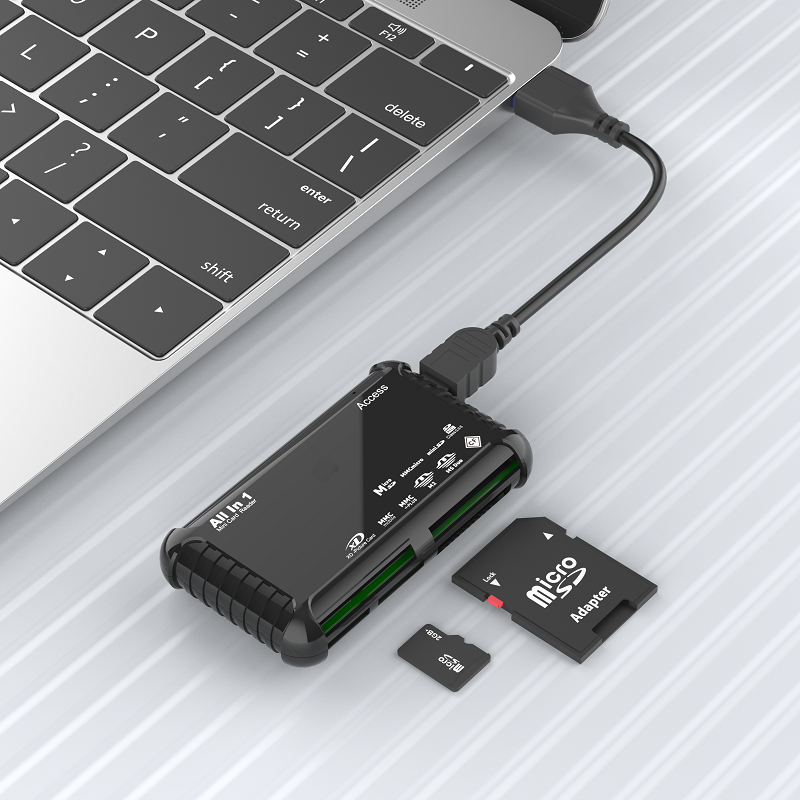USB-кардридер 6 в 1, устройство для чтения SD TF MS M2 XD MS CF, подходит для мобильных телефонов и планшетов