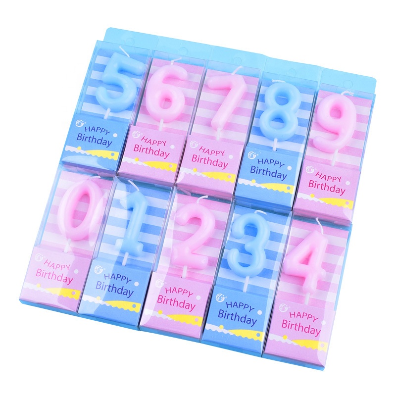 Kids Adult Girls Boys Birthday Party Cake Decorations Birthday Candle Number